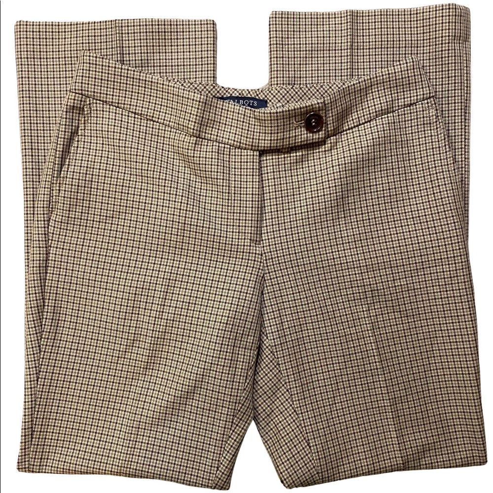 Talbots Signature Brown Boot Cut Pants